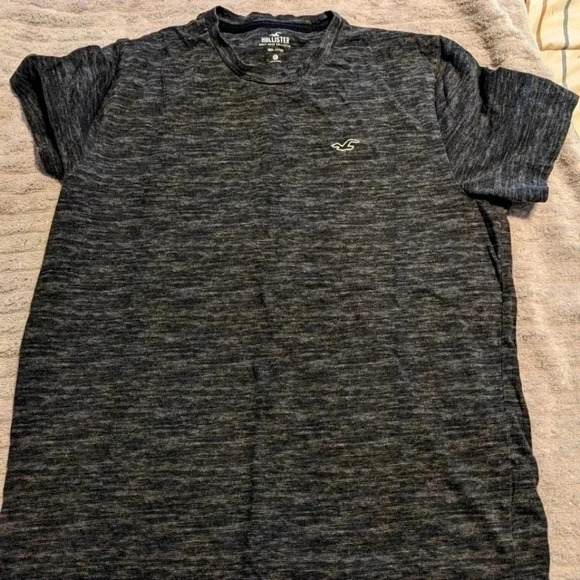 Hollister Longline Gray Tee Size Large - Picture 1 of 2